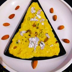 A picture of Leftover mithai halwa.