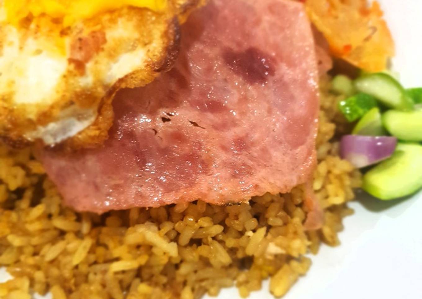 Nasi goreng ham