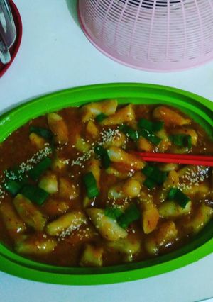 Foto resep Kue beras spicy hot
