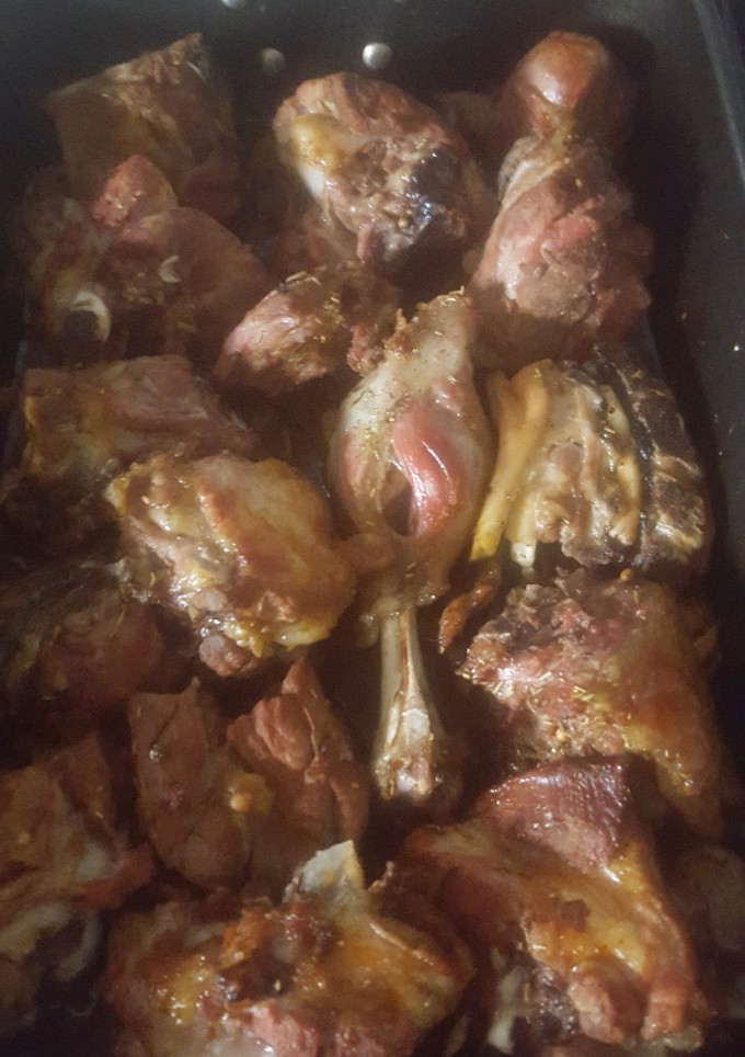 Una foto de Cordero al horno