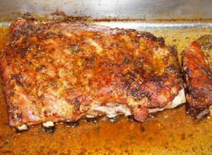Una foto de Asado de costillar de cerdo a la cerveza
