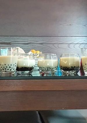 Hình của món Sữa tươi trân châu đường đen.
