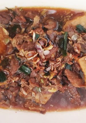 Foto resep Semur Daging Tahu