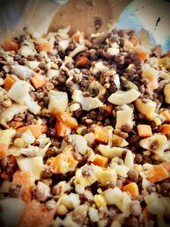 Una foto de Ensalada fría de lentejas