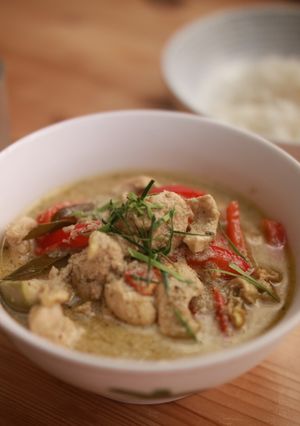 A picture of Thai Green Curry ⭐️⭐️⭐️⭐️.