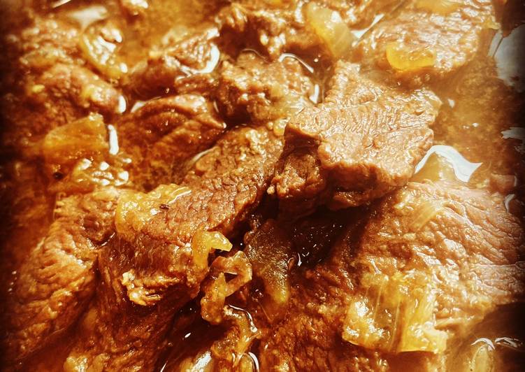 Recipe of Award-winning Instant Pot Filipino Beef Steak (Bistek)