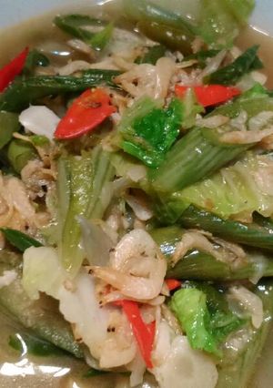 Foto resep Sayur sawi terong tunjuk simpel
