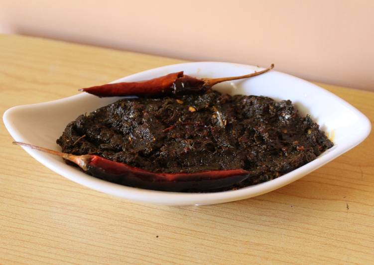 Gongura Pachadi / Kenaf Leaves Chutney