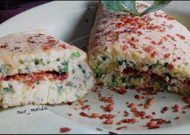 Souffle omelette ala anak kost