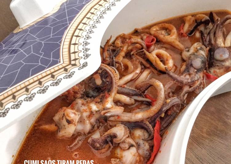 Resep Cumi Saos Tiram Pedas yang sempurna