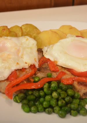 Una foto de Costillitas de Cerdo a la Riojana