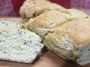 Una foto de pan de arvejas