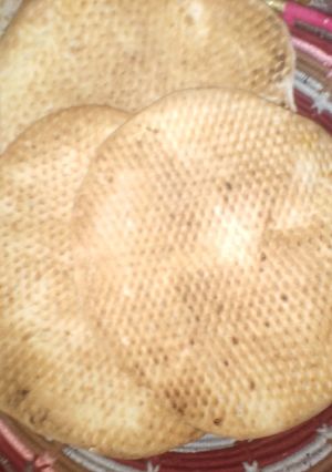 صورة لوصفة خبز دار 😋😋 يمي يمي