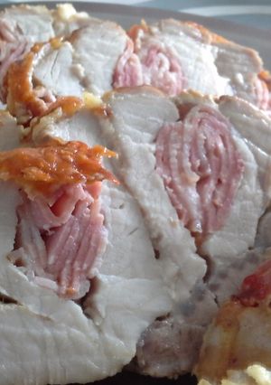 Foto principal de Abanico de bacon y queso curado