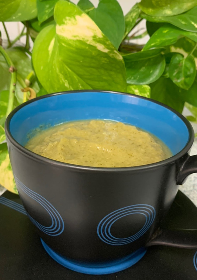 Una foto de Crema de brócoli ligera