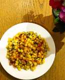 Bắp xào mix tùm lum topping