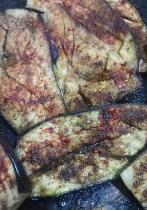 A picture of Fried Baingan.