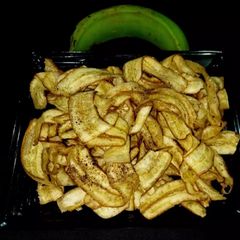 Raw banana chips A picture of Raw banana chips.