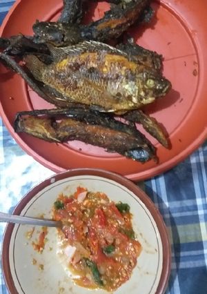 Foto resep Pecel lele kaki lima