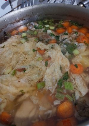 Foto resep Sop Ayam Kembang Tahu