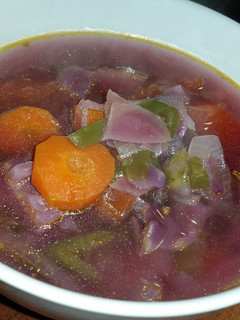 Una foto de Sopa de verduras depurativa