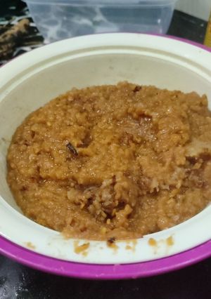 A picture of #Pongal special sarkari pongal#Sweet dish#.