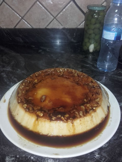 Una foto de Tarta de galletas y nueces