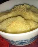 Papas con salsa blanca al horno