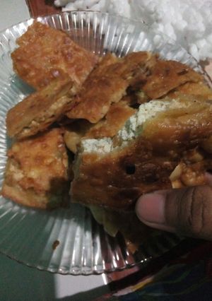 Foto resep Martabak telur isi tahu