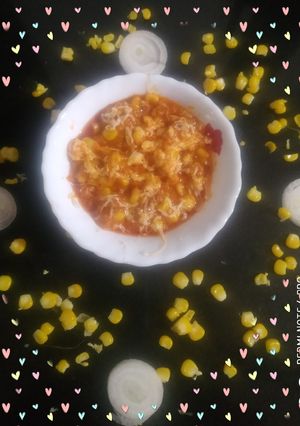 A picture of Corn Masala Sabji.
