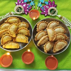 A picture of Sweet and Savoury Ghughra (Gujiyaa).