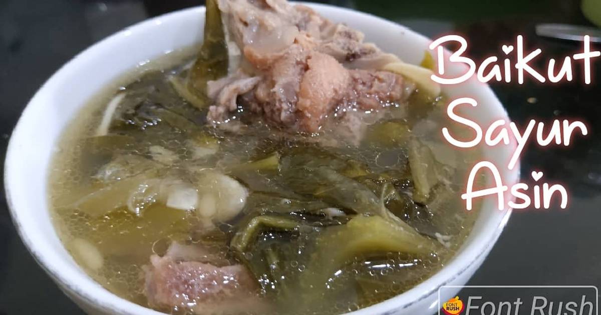 Resep Sayur Asin Baikut Oleh Meylinda Cookpad