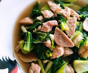 Cara Cepat Cah Sawi Ayam Bakso Praktis Enak