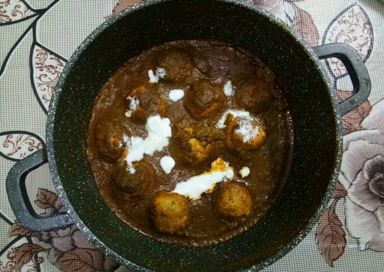 Recipe of Perfect Palak chicken kofta