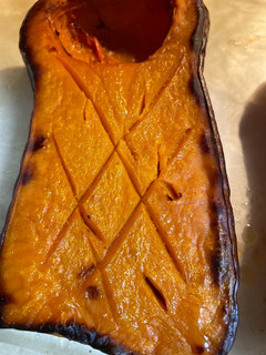 Una foto de Calabaza asada