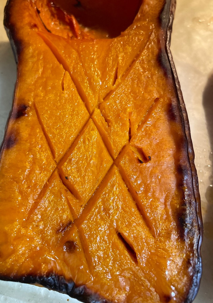 Una foto de Calabaza asada