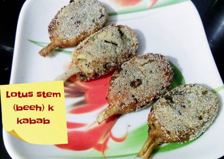 Recipe of Speedy Lotus stem(beeh) kebab