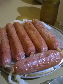 Una foto de Salchichas veganas