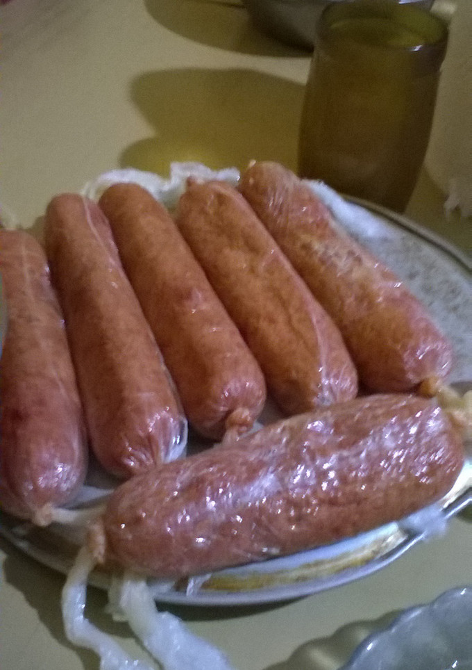 Una foto de Salchichas veganas