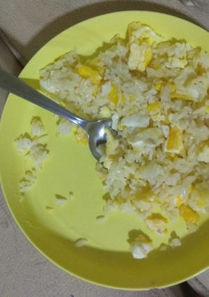 Foto resep Egg butter rice