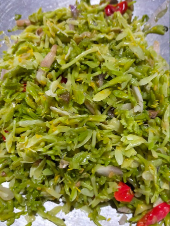 Bagaimana Menyiapkan Tumis bunga pepaya teri Anti Gagal