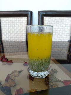 عکسی از دستور شربت تخم شربتی زعفران