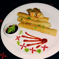 A picture of Veg cheese paneer cigar.