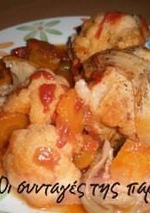 A picture of Cauliflower stew.