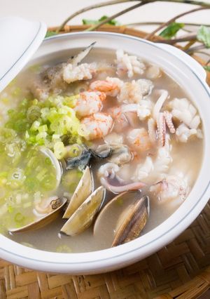 龍膽石斑味增海鮮粥＠Selina Wu 的食譜成品照片