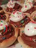 Tartellete di frolla con mascarpone e nutella