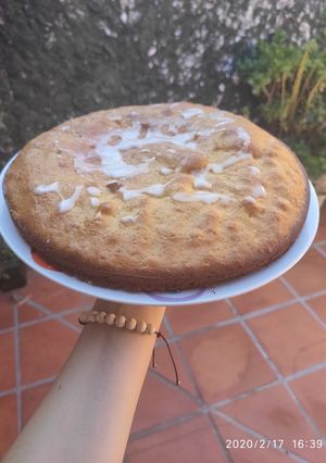 Una foto de Torta de naranja en licuadora