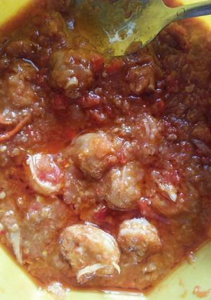 Foto resep Udang baso ikan praktis pedas