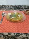 Sopa con crutones