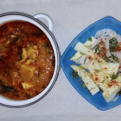 A picture of Shahi paneer.
